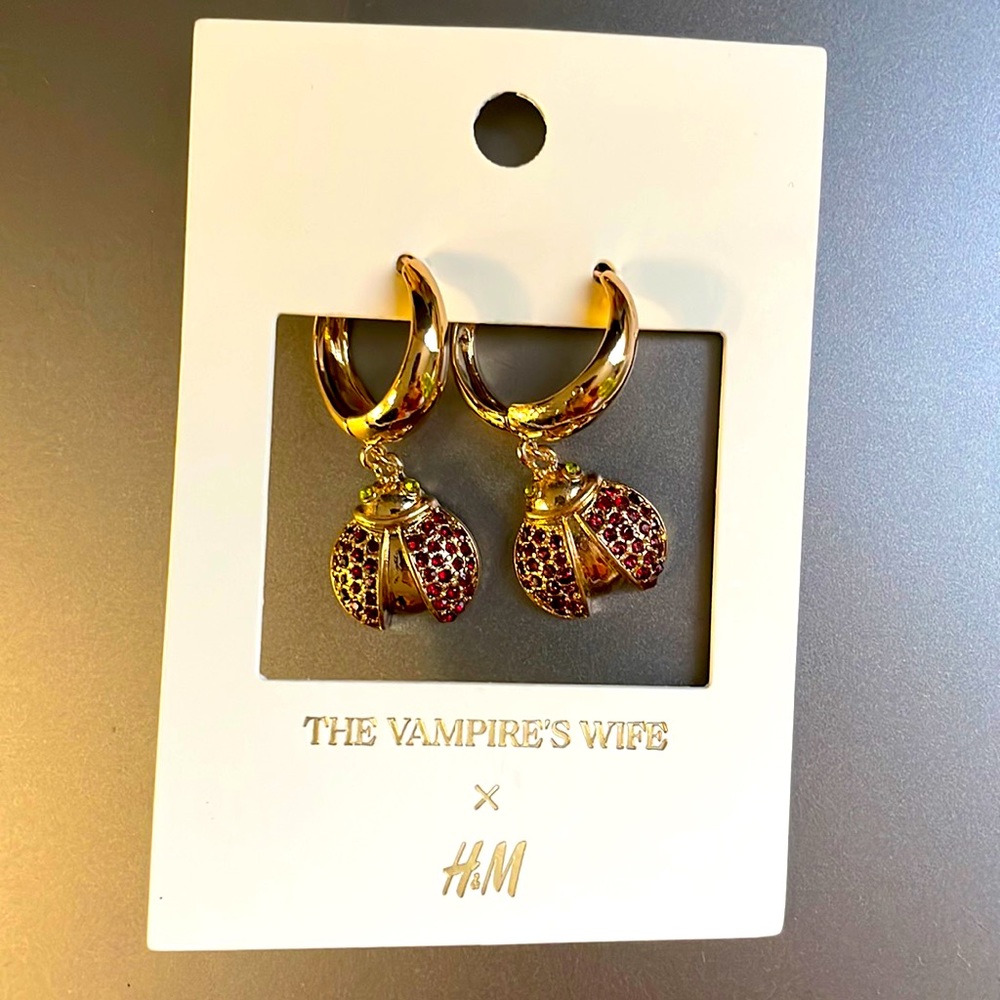 H&M x the Vampire’s Wife hoop earrings with Beatles